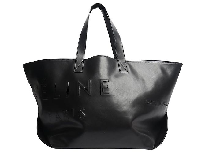 Céline Black large Made In tote bag