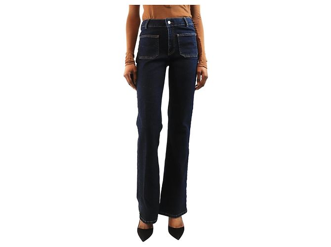 Vanessa Bruno Blue Dompay flared jeans - size UK 8