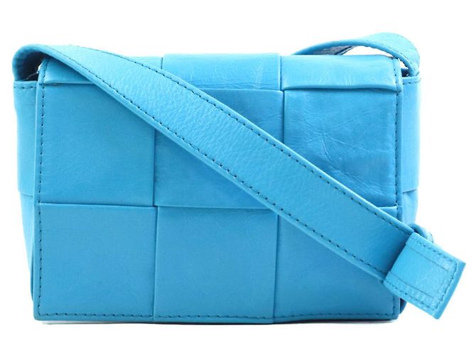 Borsa a tracolla Candy Cassette Bottega Veneta Blu