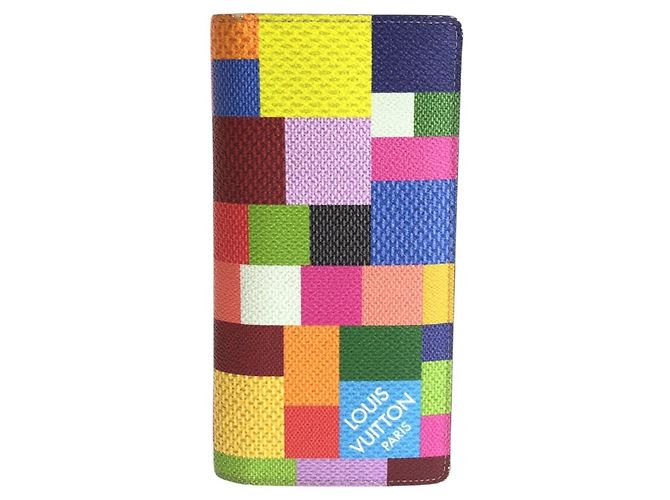 Brazza Louis Vuitton Damier Graphite Long Wallet Multiple colors Damier ebene