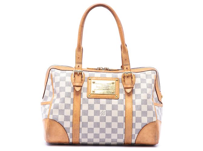 Louis Vuitton Weiß Damier Azur Berkeley