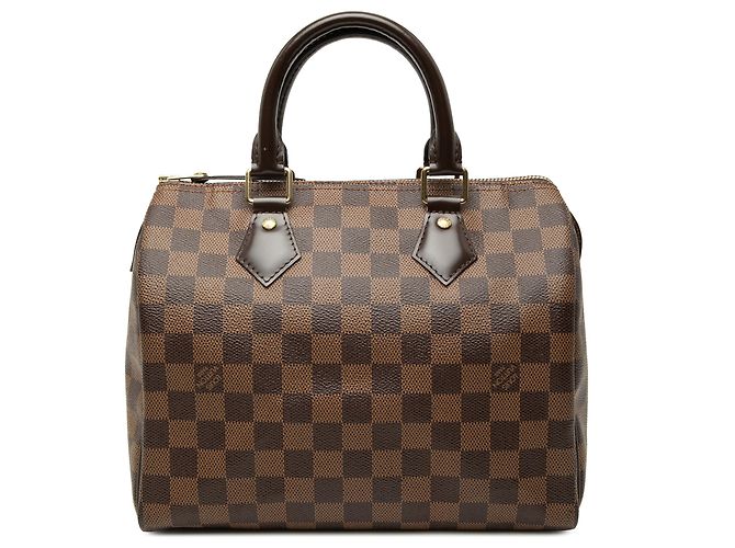 Louis Vuitton Marrom Damier Ebene Speedy 25
