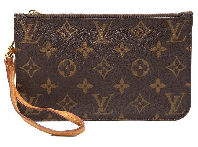Louis Vuitton Brown Monogram Neverfull PM Pouch