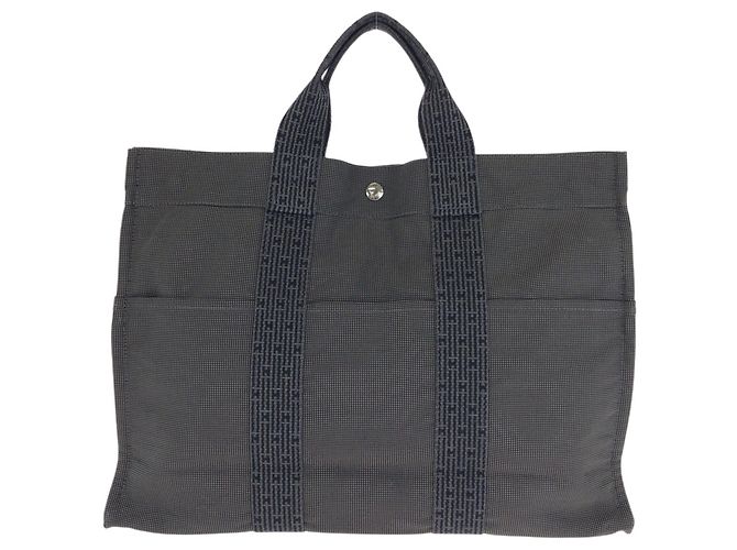 Hermès Sac cabas HERMES Herline MM Marron