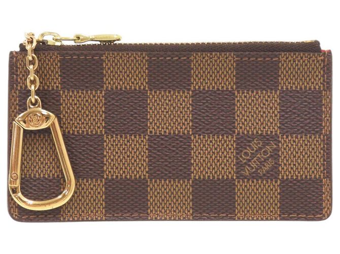 Portafoglio monete Louis Vuitton Damier Marrone