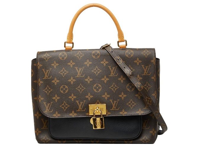 Bolsa Louis Vuitton Monogram Marignan Marrom