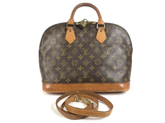 Louis Vuitton Monogram Alma Tasche Braun