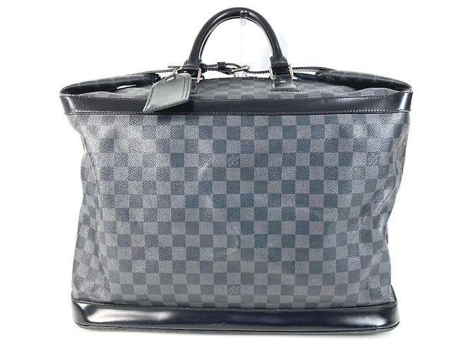 Borsa da viaggio Louis Vuitton Damier Graphite Nero