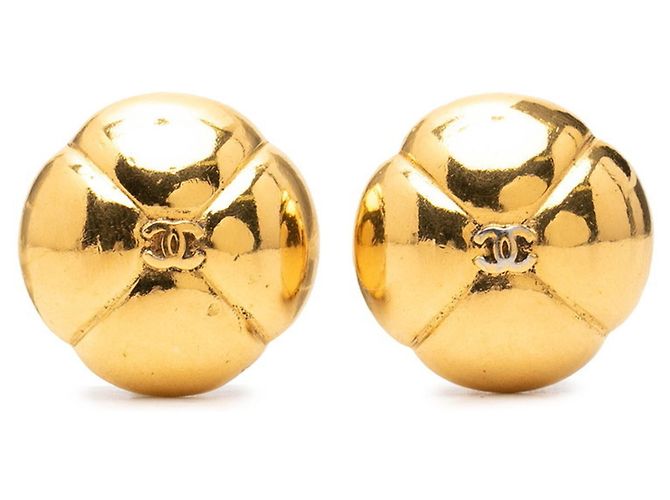 Orecchini a clip Chanel Coco Mark D'oro 