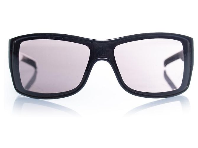 Gucci, occhiali da sole shield neri Nero