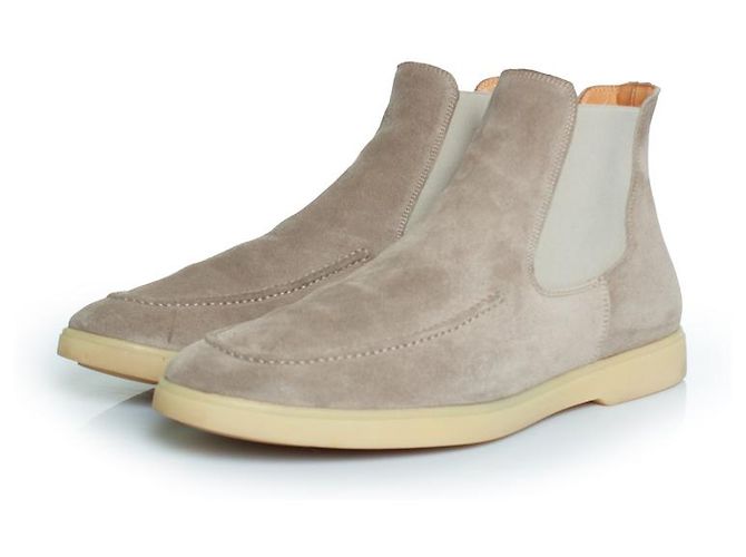 Autre Marque Aurelien, City Chelsea boots in light grey