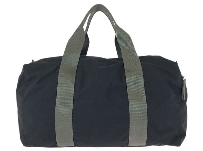 Sac Boston en polyester Prada Unisexe Noir