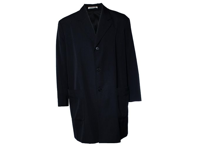 Autre Marque Auralee, black overcoat