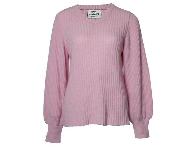 Autre Marque Mads Nørgaard, rosa gerippter Pullover Pink 