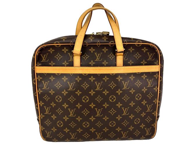 Louis Vuitton Porte Documents Pegase Monogram Aktentasche Braun