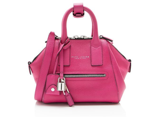 Bolsa Mini Incognito de couro Marc Jacobs Rosa