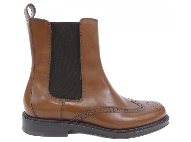 Autre Marque STOR MANTELLASSI Leather Boots Brown