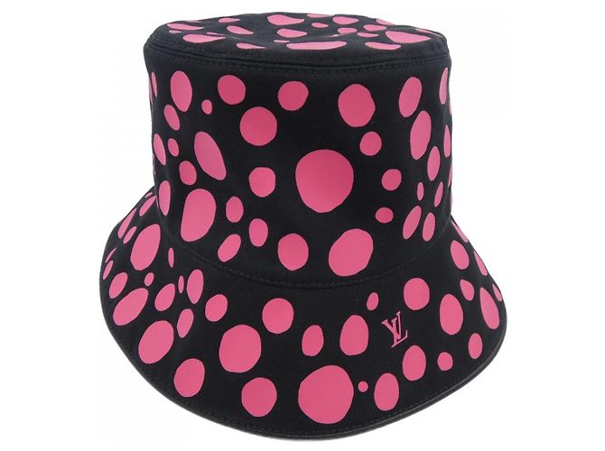 Cappello Louis Vuitton Nero Rosa 