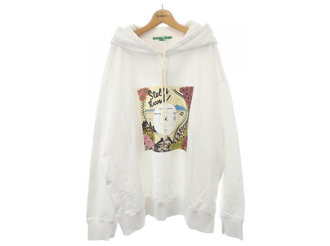 Stella Mc Cartney Stella McCartney Record Hoodie Weiß