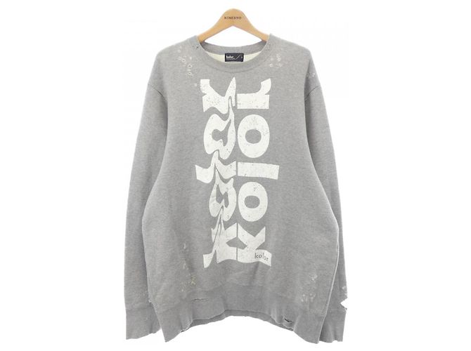 Autre Marque Sweatshirt Kolor 22WCM-T09206 Grau