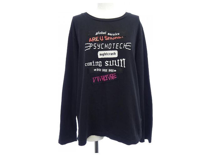 Autre Marque Camiseta de algodón Diesel Negro