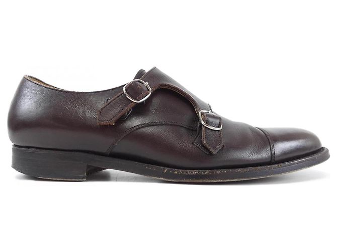 Autre Marque Trading Post Leder Oxford Schuhe Braun