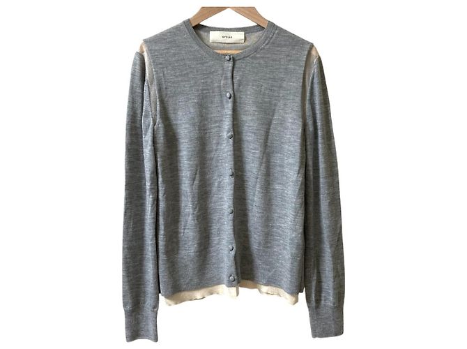 Autre Marque Wollstrickjacke CYCLAS Braun