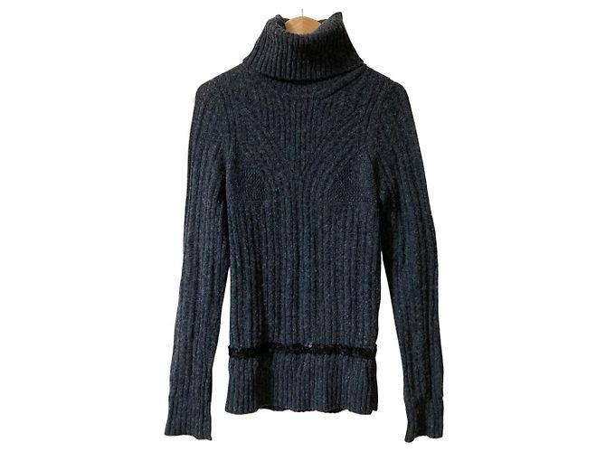 Autre Marque tricot COMME des GARCONS Suéter de malha Marrom