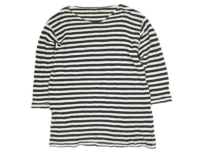 Autre Marque Top de malha de linho Violet Buffalo Wallows Azul