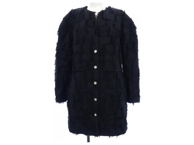 Timeless Chanel Collarless Jacket Black
