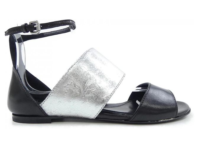 Alexander Mcqueen Sandali McQ Nero Argento
