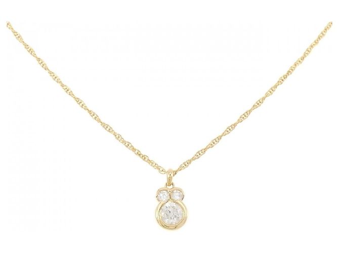 Autre Marque Collana con Diamanti Au750 D'oro