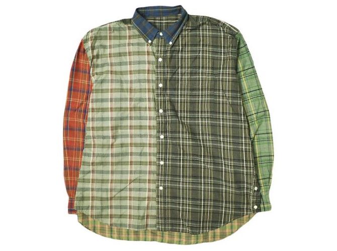 Autre Marque CAMICIA SSZ COLOR BLOCK in Cotone Multicolore