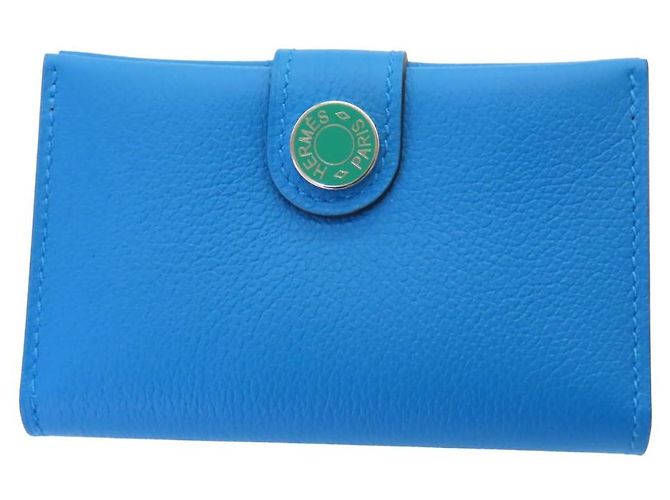 Hermès Hermes RMS Evercolor Card Case Green