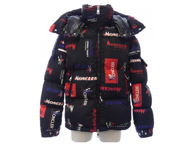 Moncler WILSON Down Jacket Black Red Blue