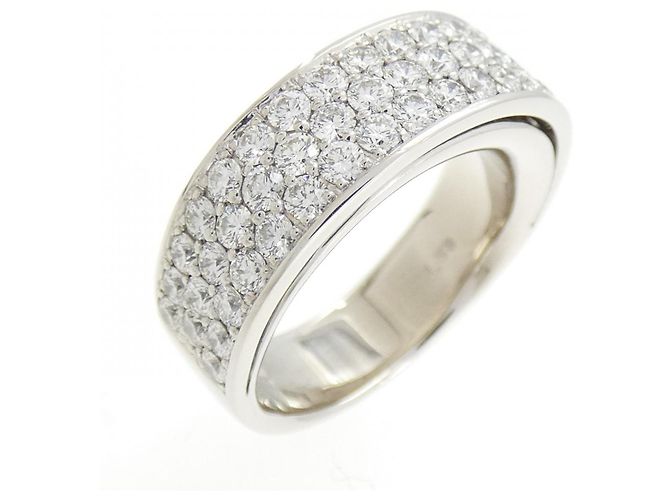 Autre Marque Anel Roseviv de Pt900 e Diamante Prata