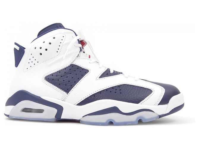 Autre Marque Nike Jordan Sneaker Weiß Marineblau