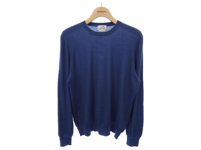 Hermès Kaschmirpullover in Blau