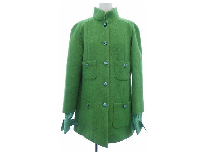Chanel Jacke Grün