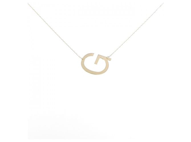 Autre Marque Collana Initial G in Au750 D'oro