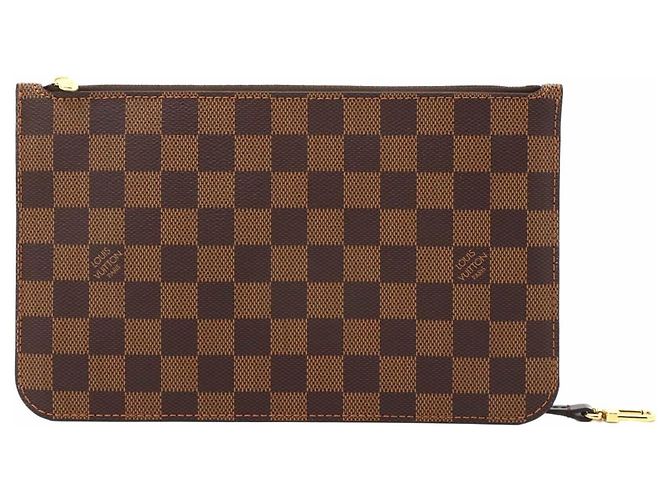 Louis Vuitton Damier Neverfull Handtasche Pouch Damier ebene