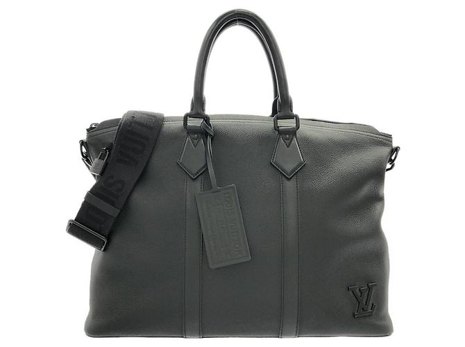 Borsa Louis Vuitton LV Aerogram Lockit Nero