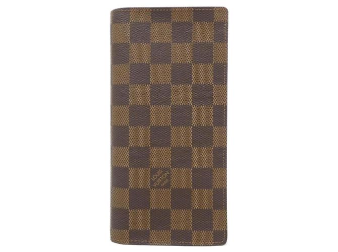 Louis Vuitton Damier Portefeuille Brazza Wallet Braun