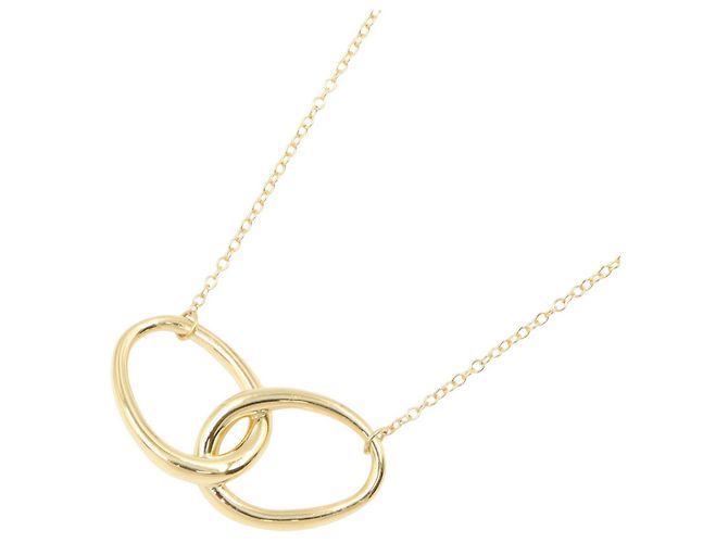 Colar Double Loop da Tiffany & Co. em ouro amarelo 18K Dourado