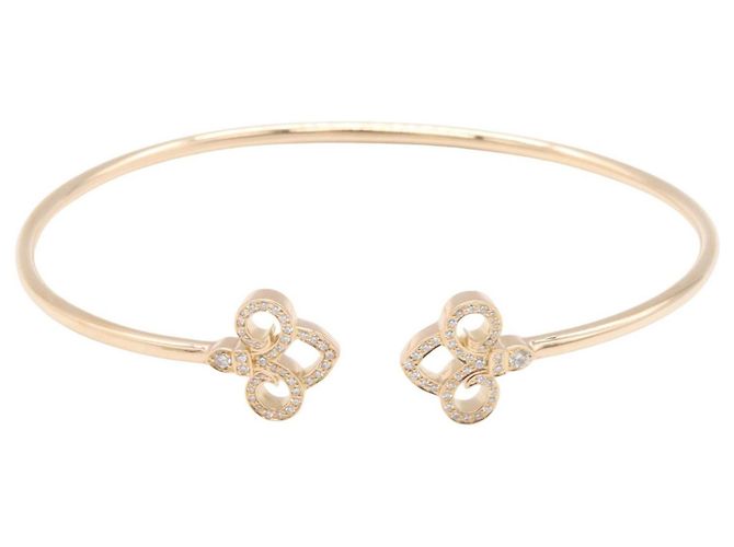 Pulsera Fleur de Lis de Diamantes Tiffany & Co. Dorado