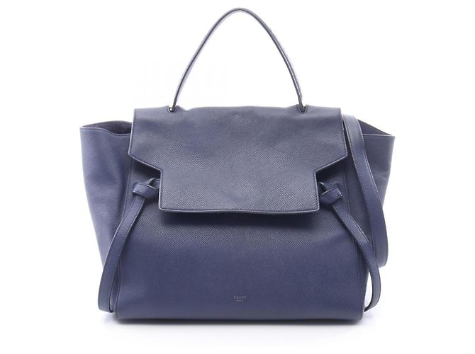 Céline Borsa Celine Belt Bag Mini - Borsa in pelle blu