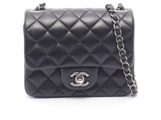 Bolsa de Alça Chanel Mini Matelassé Preto