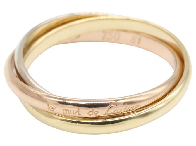 Anello Trinity di Cartier in oro 18K D'oro