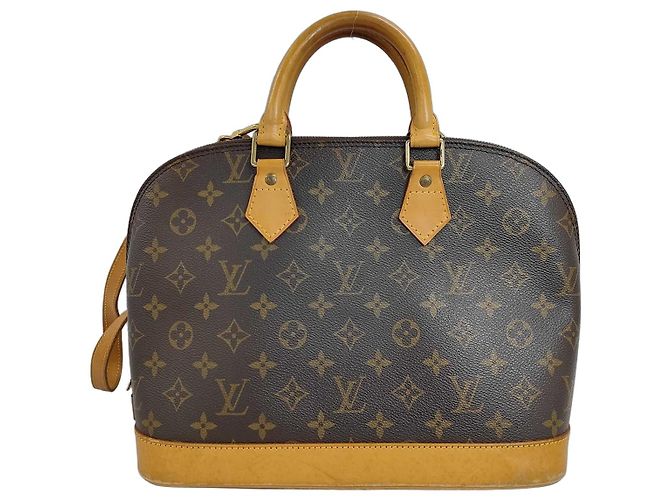 Bolsa Louis Vuitton Alma Monogram Canvas PM Marrom