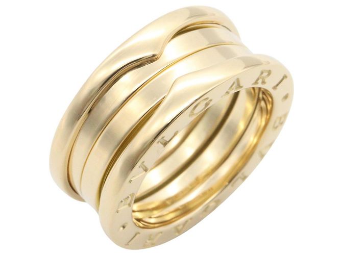 Bulgari Bague anneau Bvlgari B-zero1 en or jaune 18K Doré